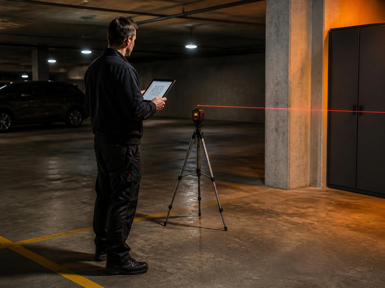 Modelo Projeto JK Sob Medida instalado em garagem